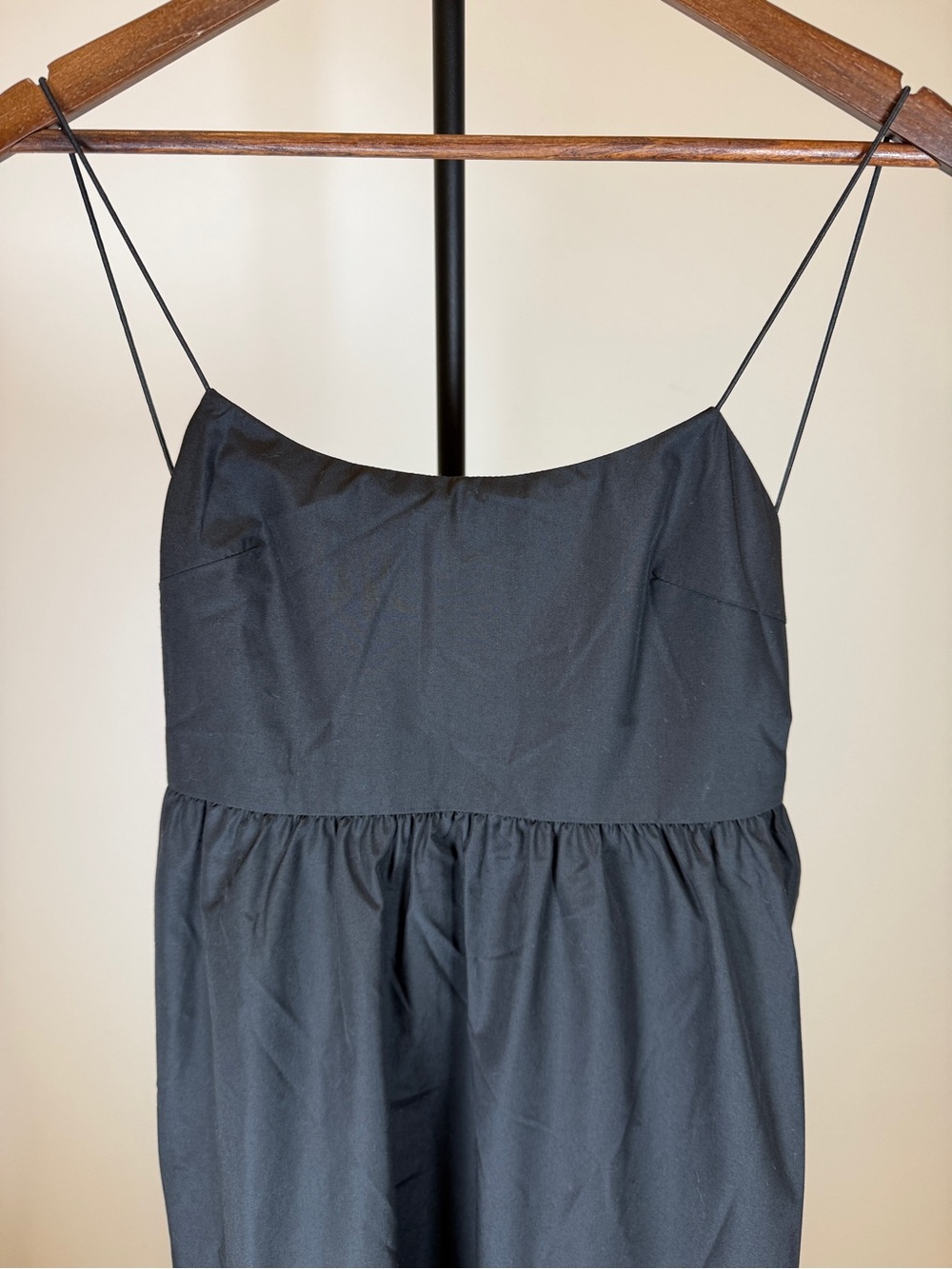 Commense Solid Backless Long Black Dress | Size M - Picture 7 of 9